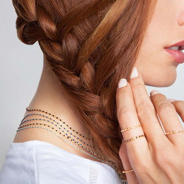 Bracelets Maille alternée