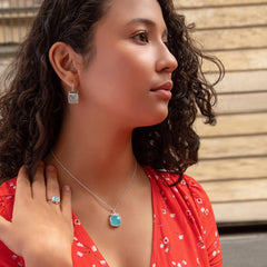 Collier La Pompadour Calcédoine