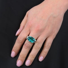 Bague Joséphine Bleu Azur