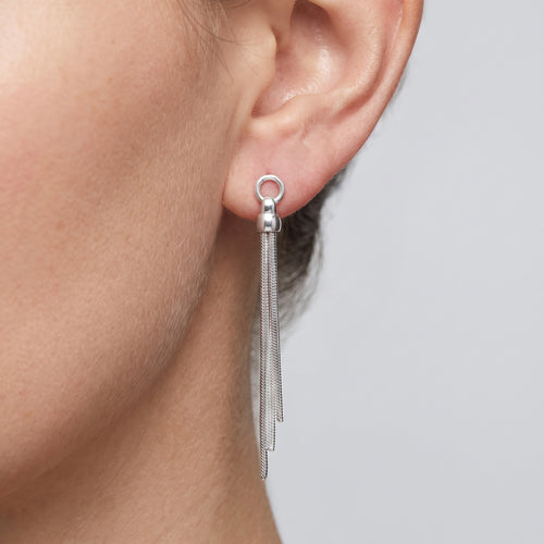 Boucles d'Oreilles Multi-Chaînes Serpent