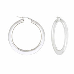 Flared Hoop Earrings