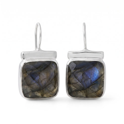 La Pompadour Labradorite Earrings