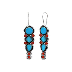Zuni Flower Earrings