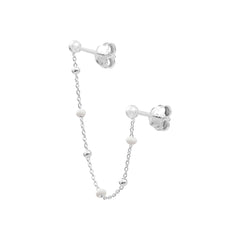 1/2 Boucles d'oreilles Aurora blanc