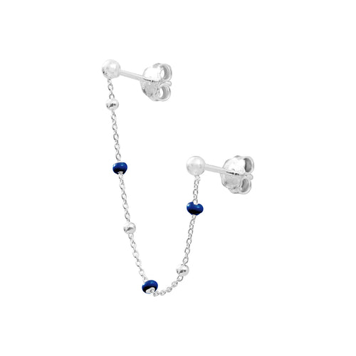 1/2 Boucles d'oreilles Aurora bleu