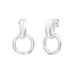 Boucles d'oreilles argentées Bellatrix