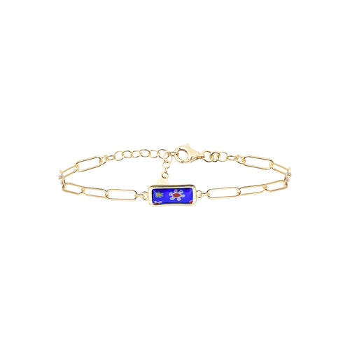 Bracelet Murano Doré