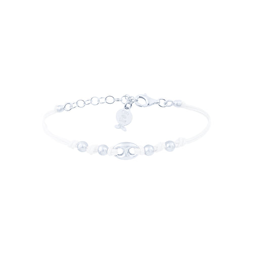 Coffee Bean Link Bracelet