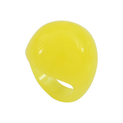 Bague Mina en Lucite bleue