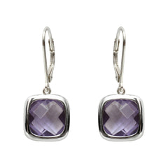 Boucles d'oreilles Sissi Améthyste