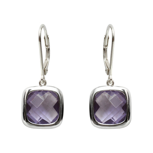 Boucles d'oreilles Sissi Améthyste