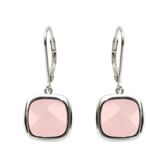 Boucles d'oreilles Sissi Rose Quartz