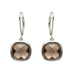 Boucles d'oreilles Sissi Smoky Quartz