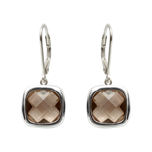 Boucles d'oreilles Sissi Smoky Quartz