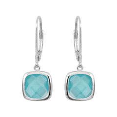 Boucles d'oreilles Sissi Bleu Pacifique