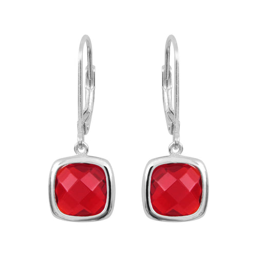 Sissi Ruby Red Earrings
