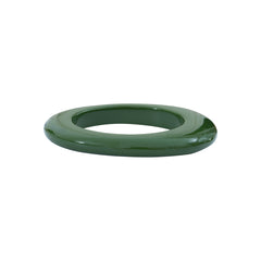 Lucy bangle bracelet in English green acetate