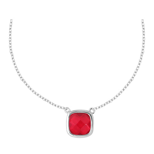 Collier Sissi Rouge Rubis