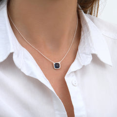 Collier Sissi Bleu Saphir