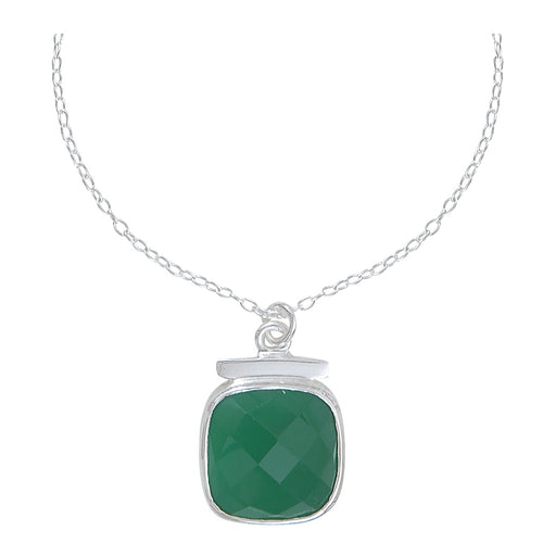 La Pompadour Green Onyx Necklace