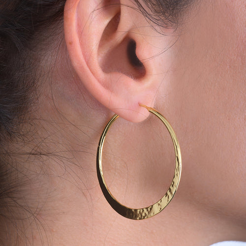 Byzantium hoop earrings