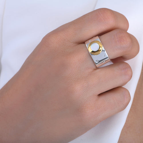 Bague Médicis Bicolore