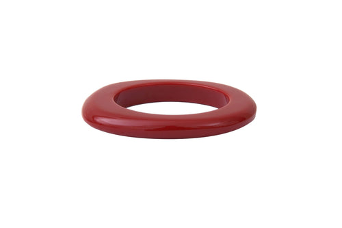 Red acetate bangle