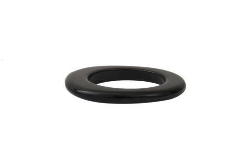 Bracelet jonc acétate noir