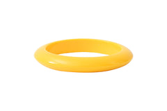 Bracelet jonc acétate jaune