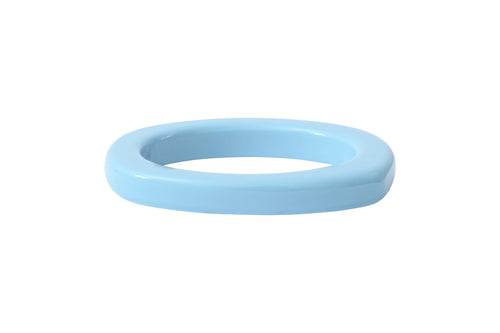 Bracelet jonc acétate Bleu