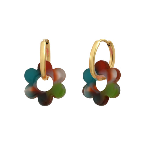 Boucles d'oreilles Marguerite 14