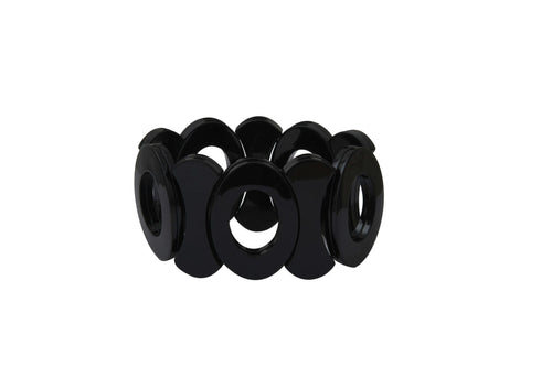 Bracelet Acétate Noir