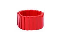 Bracelet Acétate Rouge