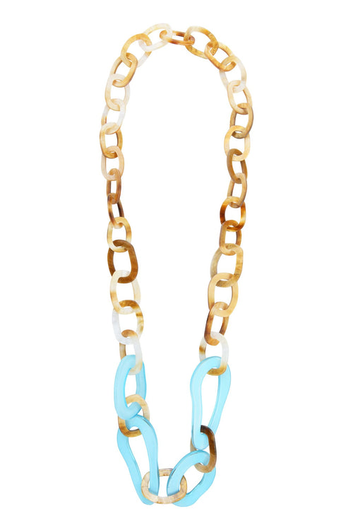 Seventies Acetate Long Necklace
