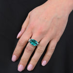 Bague Joséphine Bleu Azur