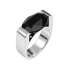 Joséphine Black Quartz Ring