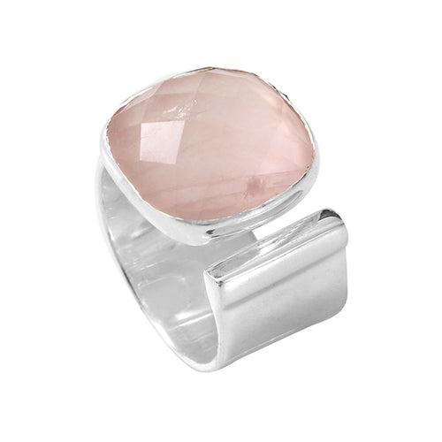 Bague La Pompadour Rose Quartz