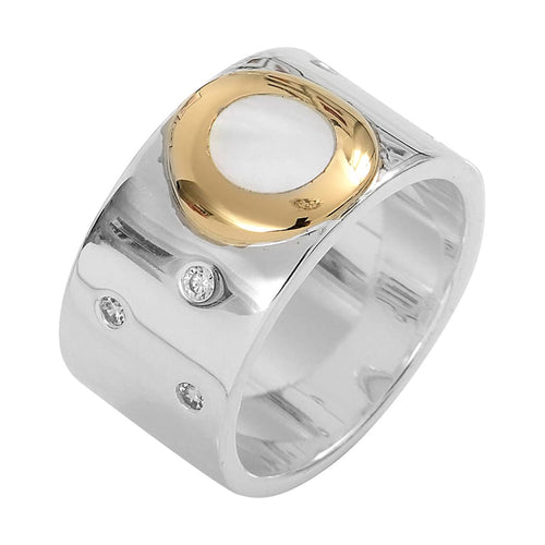 Two-tone Medici Ring