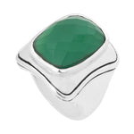 Chevalière Frida en Onyx Vert