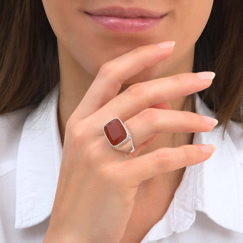 Daya Carnelian Ring