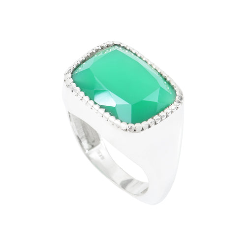 Daya Green Onyx Ring