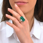 Bague Neela Onyx Vert