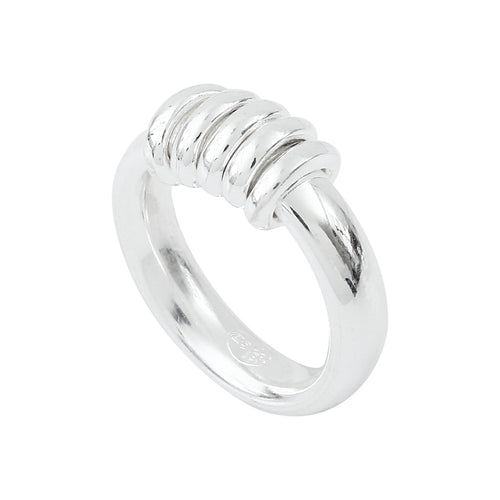 Bague Sabbia & Lucido Argent