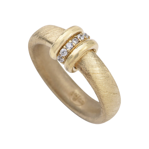 Sabbia &amp; Lucido Gold Ring