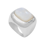 Medici Silver &amp; Mother-of-Pearl Signet Ring