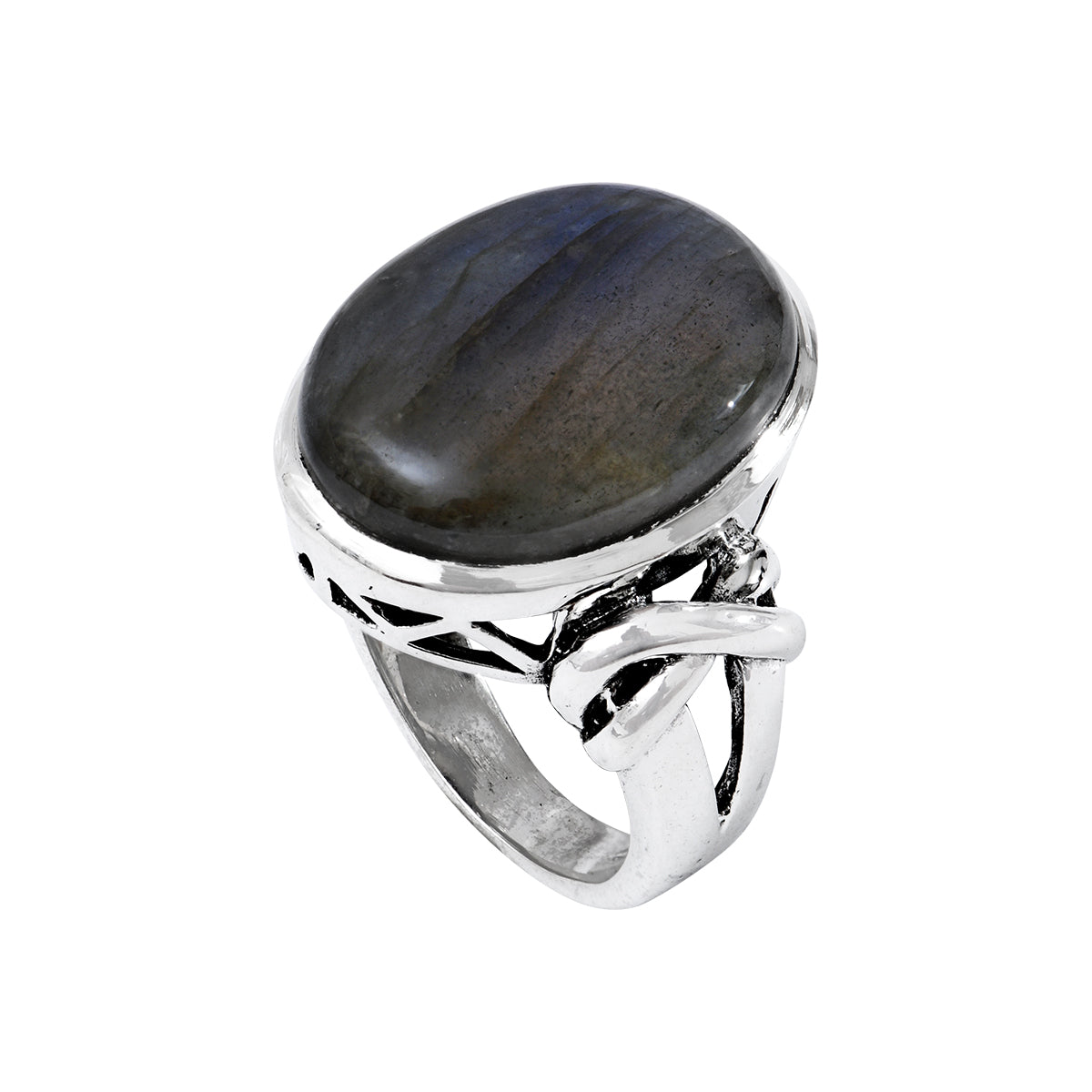 Chevalière Zuni Labradorite