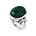 Chevalière Zuni Malachite