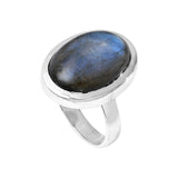 Bague Cabochon Labradorite Grace