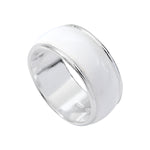 Bague Email Blanc Grace