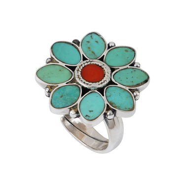 Bague Zuni Flower